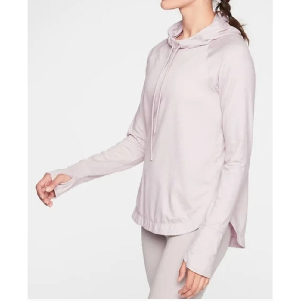 Athleta Uptempo Hoodie Ballet Pink Size Large Performance